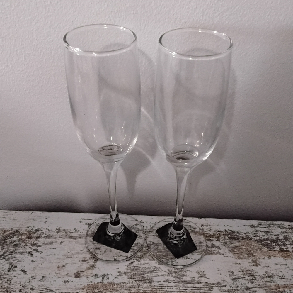 NEW Set of 2 Mimosa Glasses Champagne Flutes
